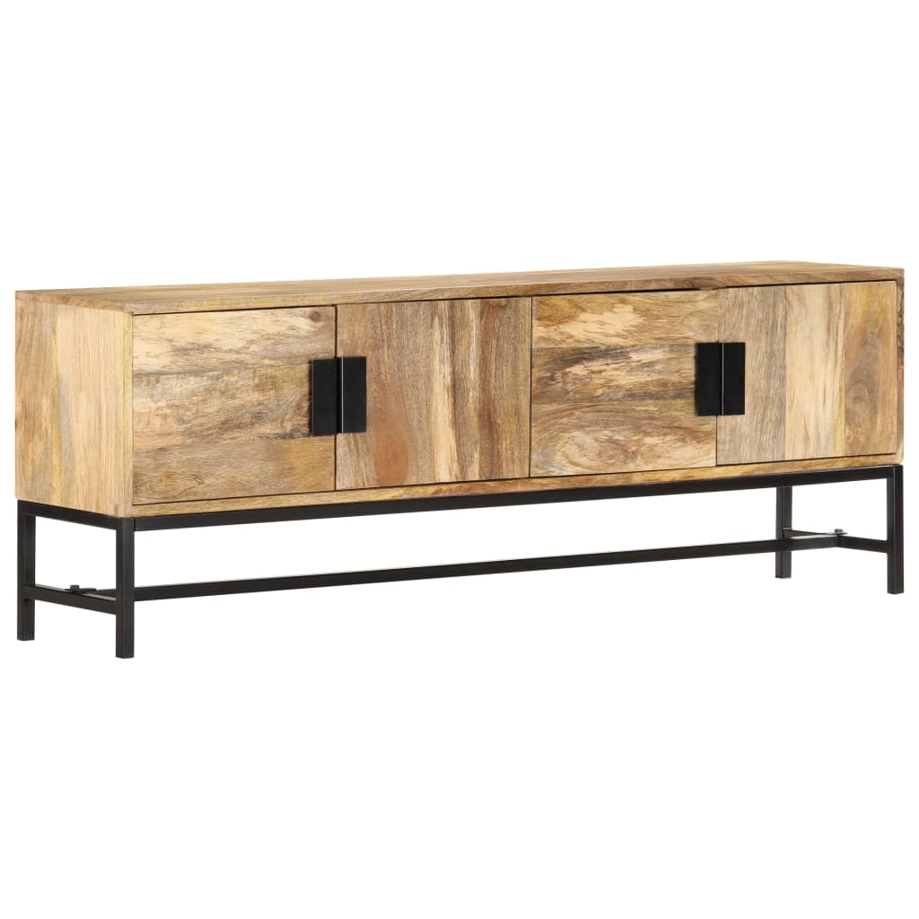 Tv-meubel 140x30x50 cm massief mangohout