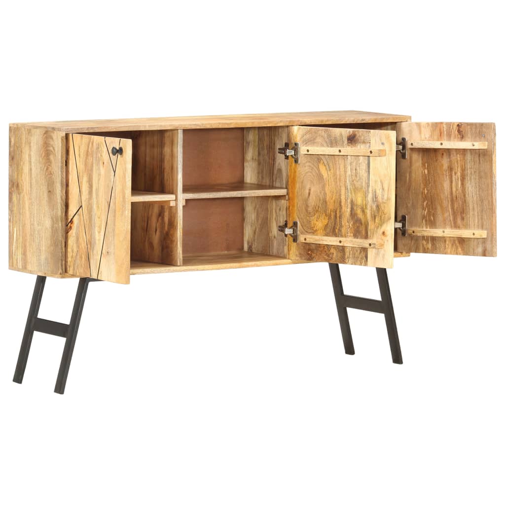 Dressoir 118x30x75 cm massief mangohout