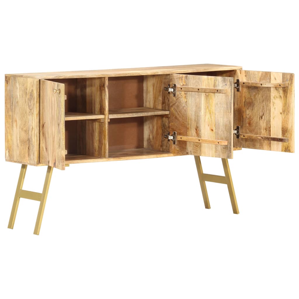 Dressoir 118x30x75 cm massief mangohout