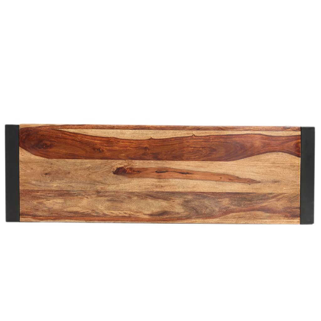 Wandtafel 110x35x76 cm massief gerecycled hout