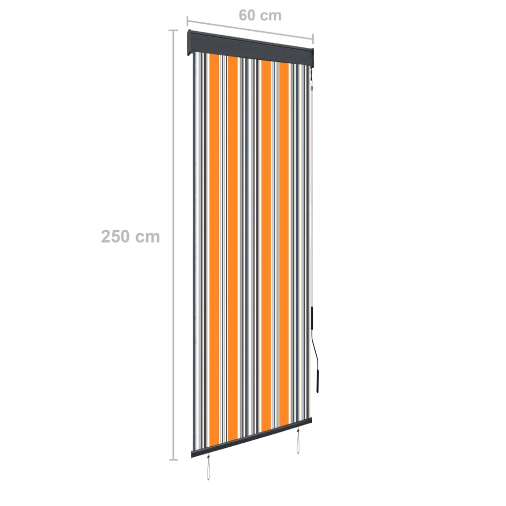 Rolgordijn voor buiten 60x250 cm