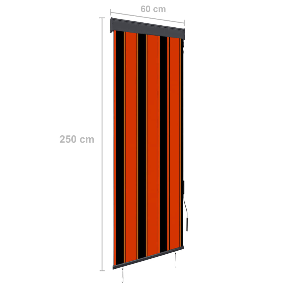 Rolgordijn voor buiten 60x250 cm