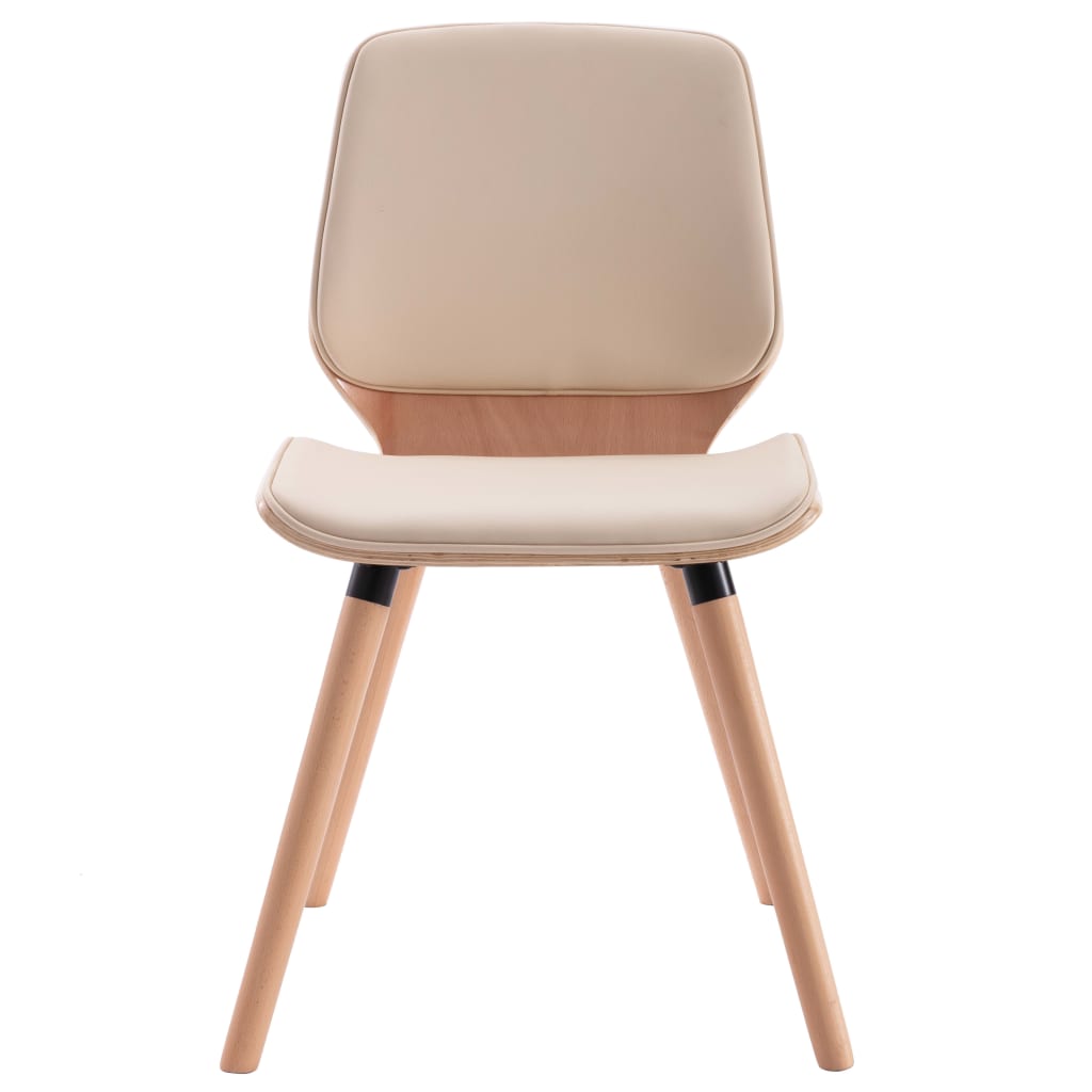 Eetkamerstoelen 2 st kunstleer