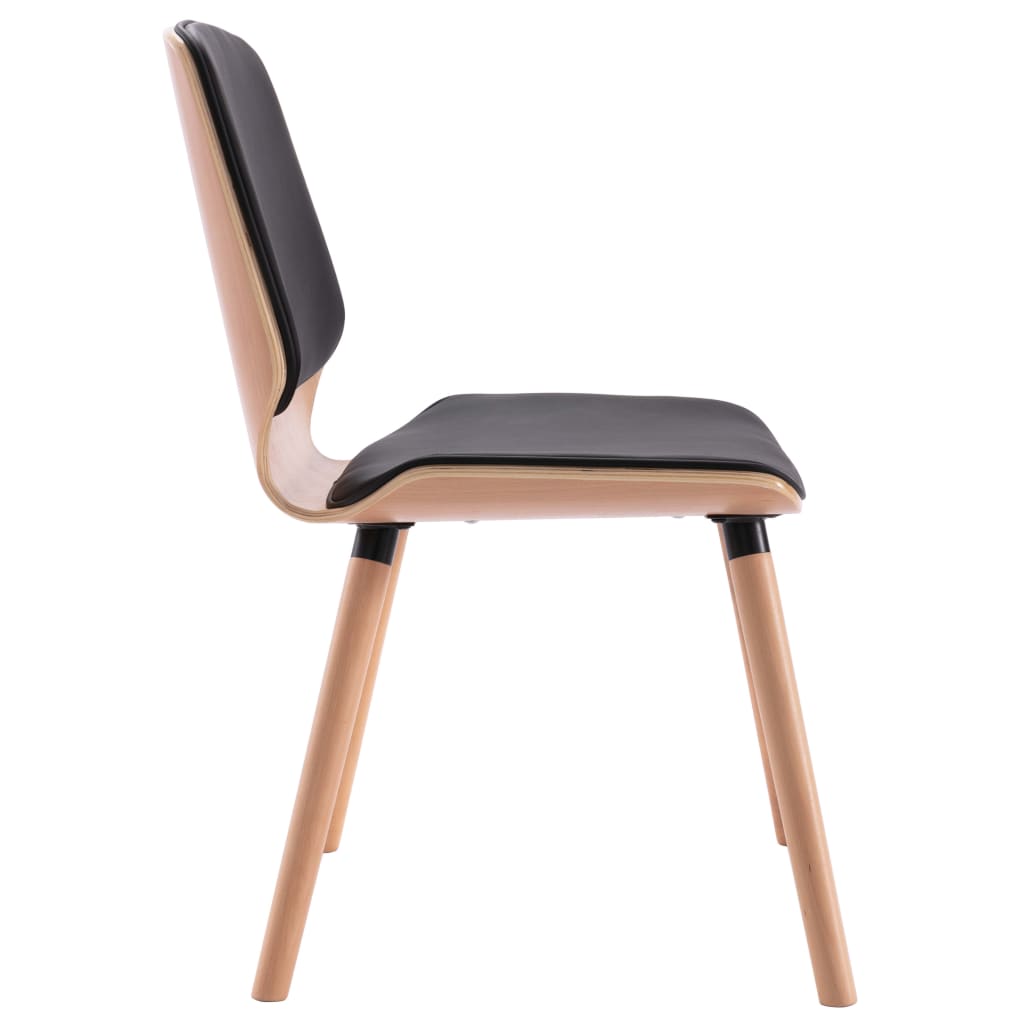 Eetkamerstoelen 2 st kunstleer