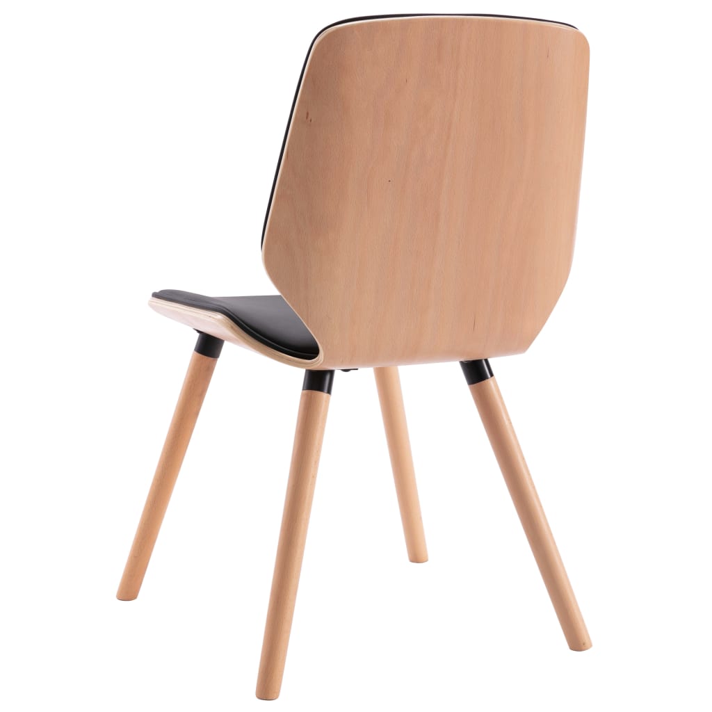 Eetkamerstoelen 2 st kunstleer