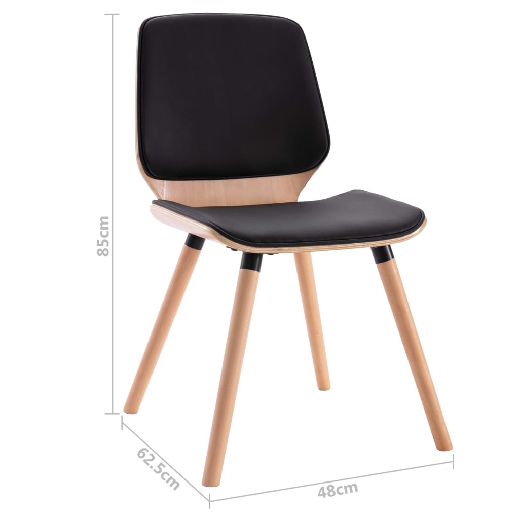 Eetkamerstoelen 6 st stof