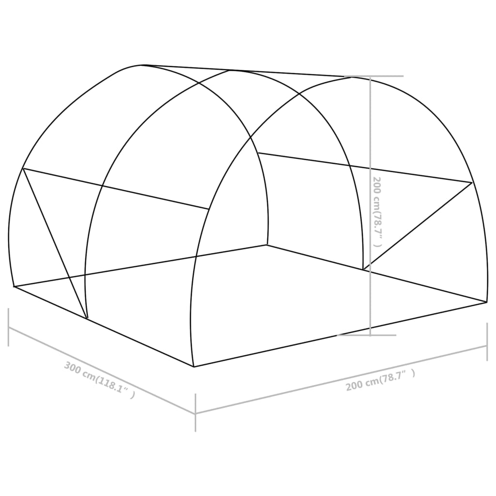 Kas 27 m² 900x300x200 cm