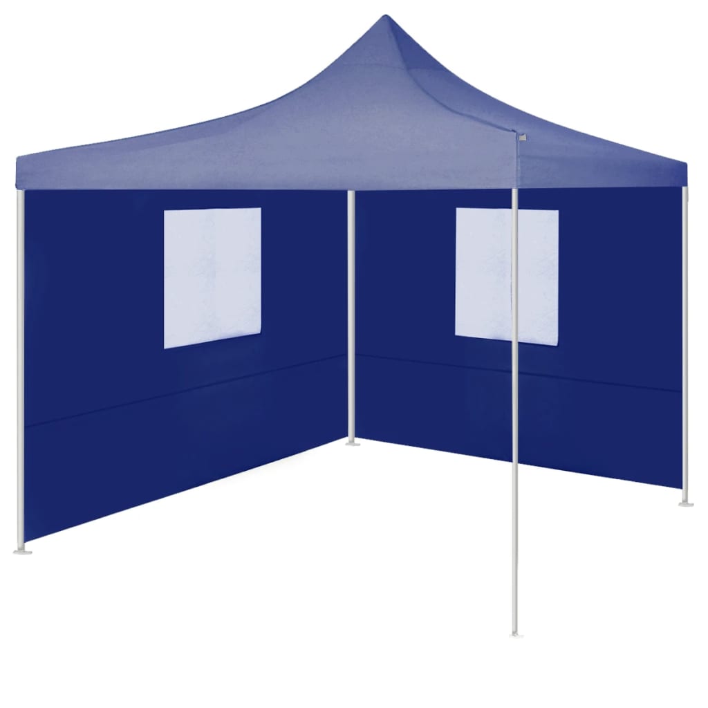 Partytent met 2 zijwanden inklapbaar 2x2 m staal