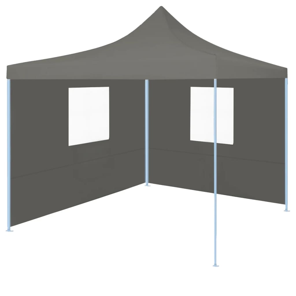 Partytent met 2 zijwanden inklapbaar 2x2 m staal