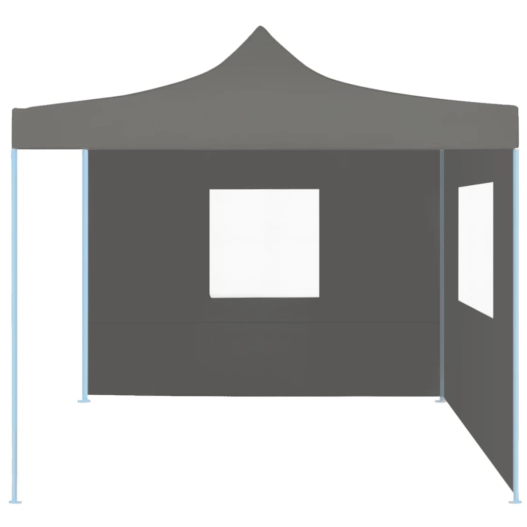 Partytent met 2 zijwanden inklapbaar 2x2 m staal