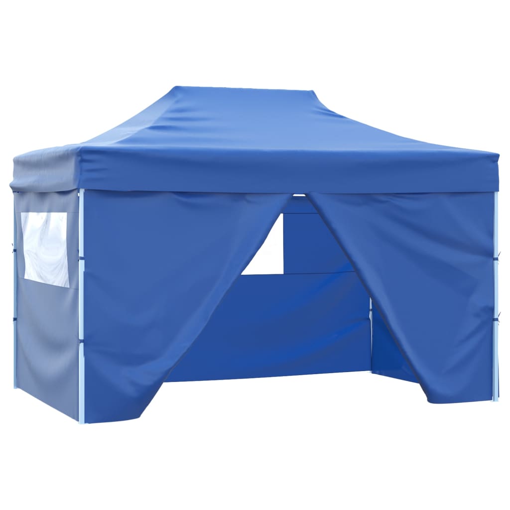 Partytent met 4 zijwanden inklapbaar 3x4 m staal