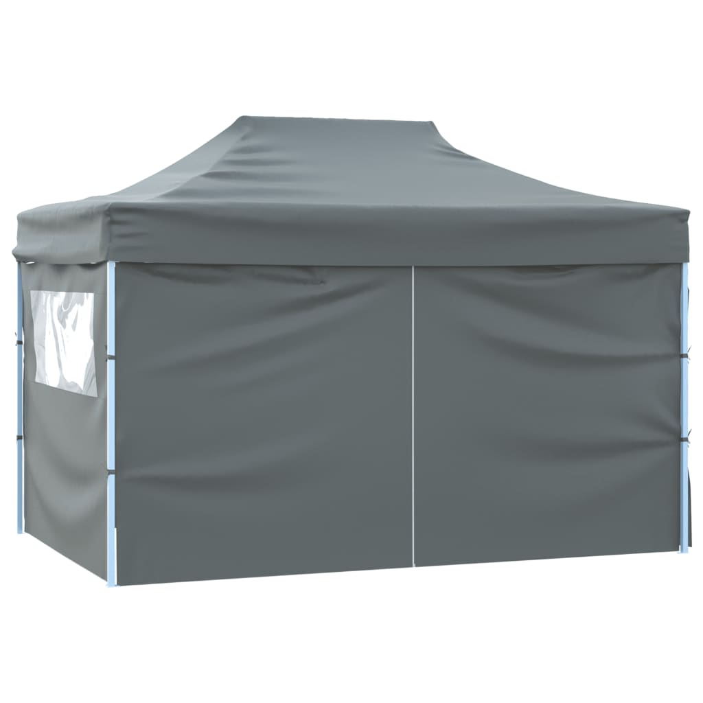 Partytent met 4 zijwanden inklapbaar 3x4 m staal