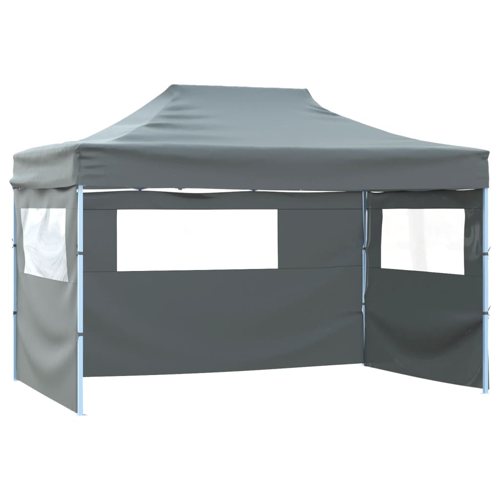 Partytent met 4 zijwanden inklapbaar 3x4 m staal