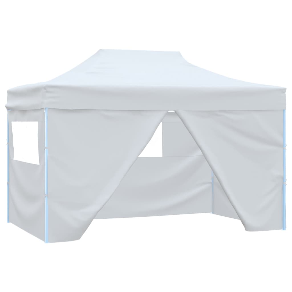 Partytent met 4 zijwanden inklapbaar 3x4 m staal