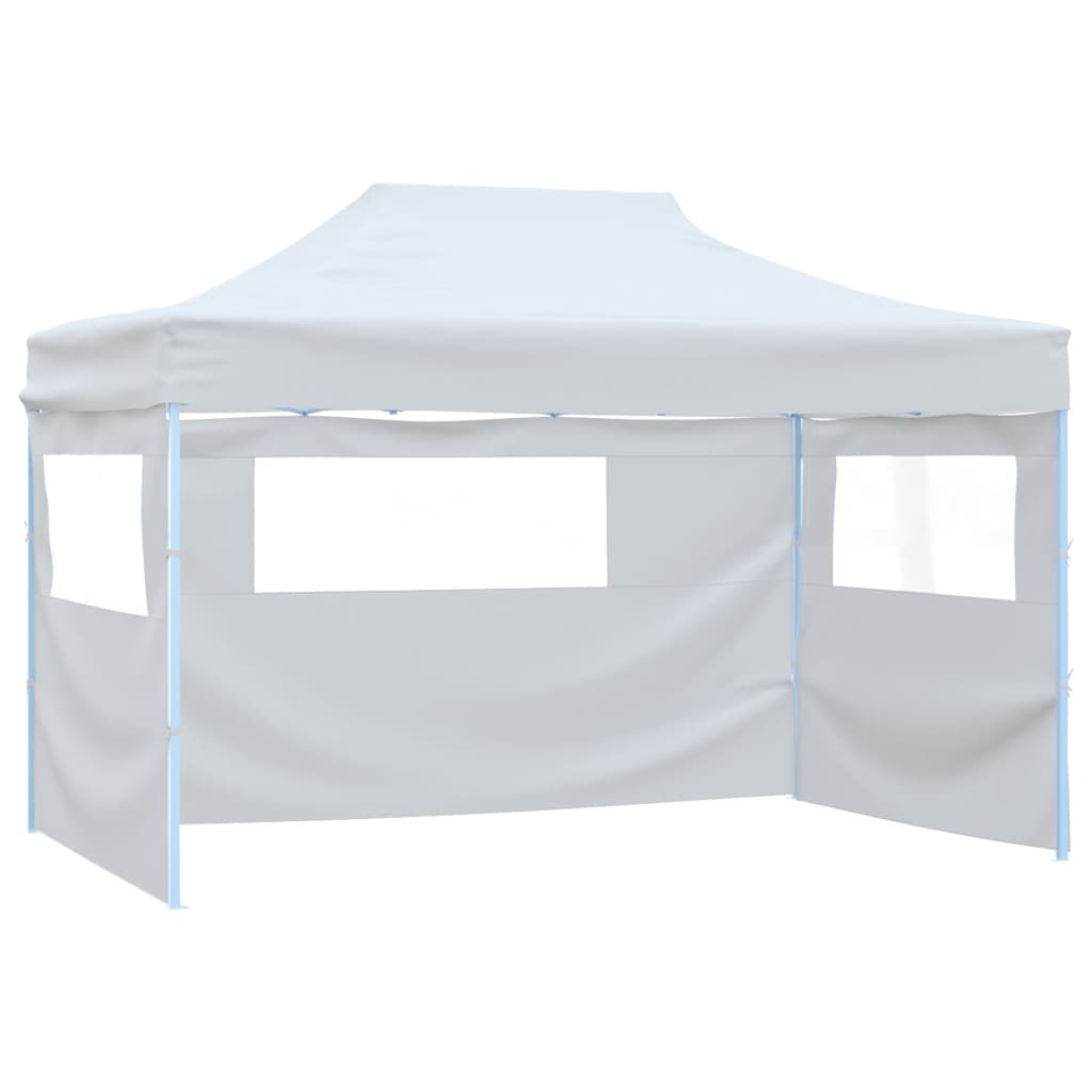 Partytent met 4 zijwanden inklapbaar 3x4 m staal