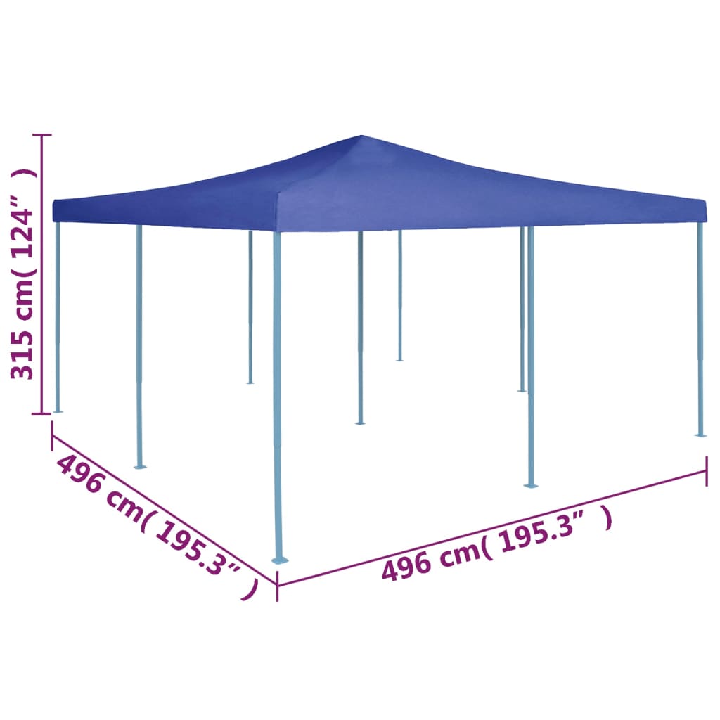 Prieel inklapbaar 5x5 m