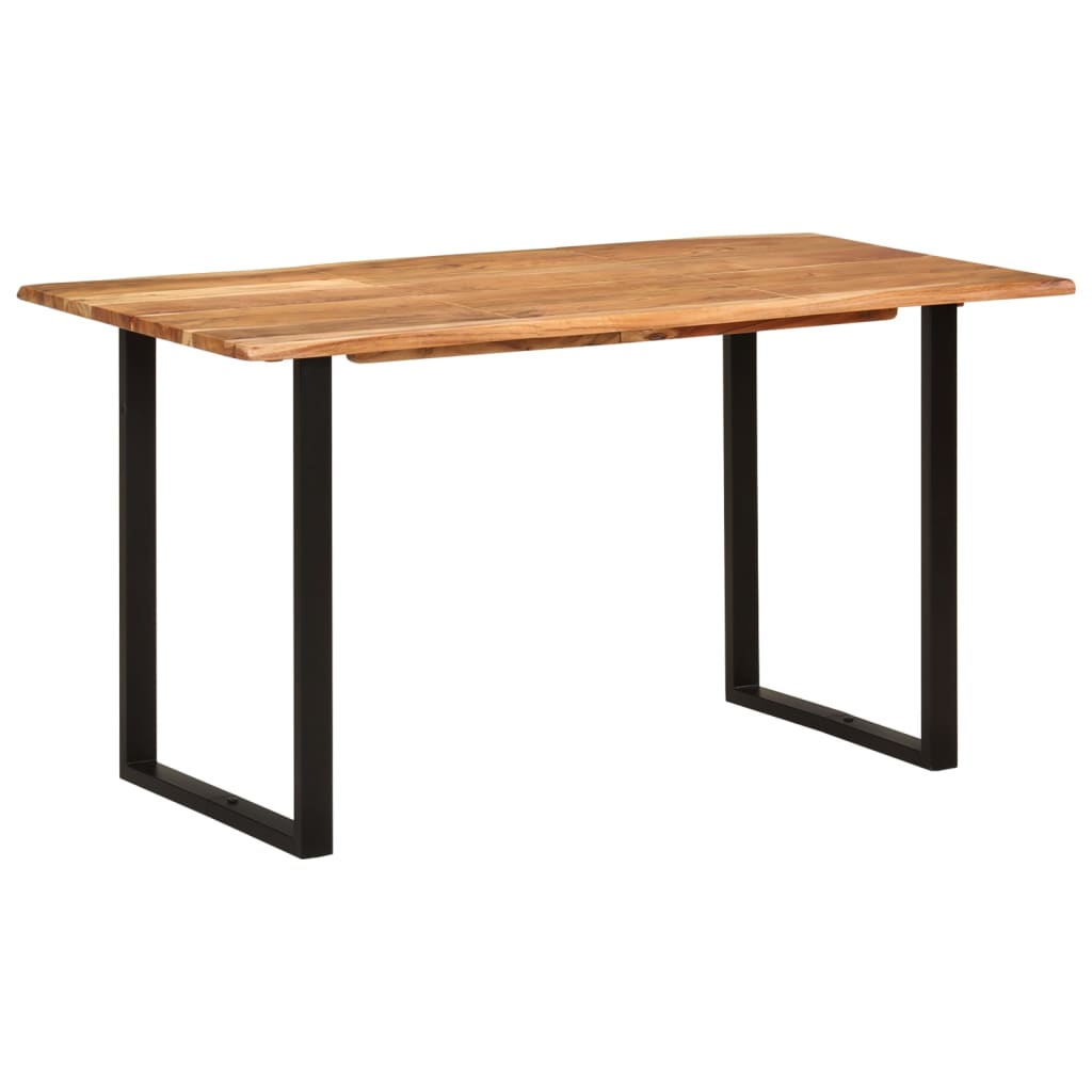 Dining table 110x50x76 cm solid acacia wood