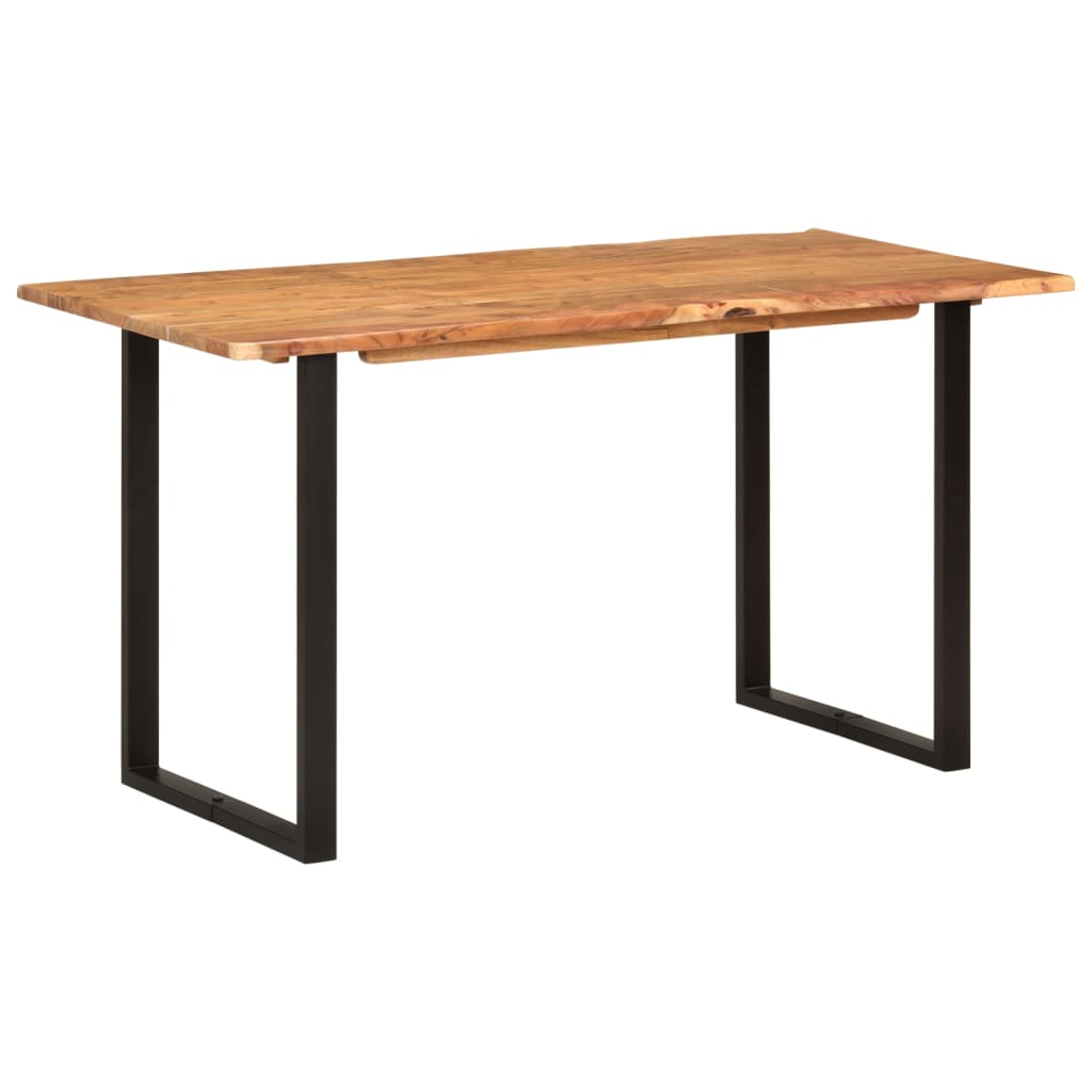 Dining table 110x50x76 cm solid acacia wood