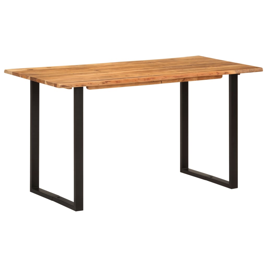 Dining table 110x50x76 cm solid acacia wood