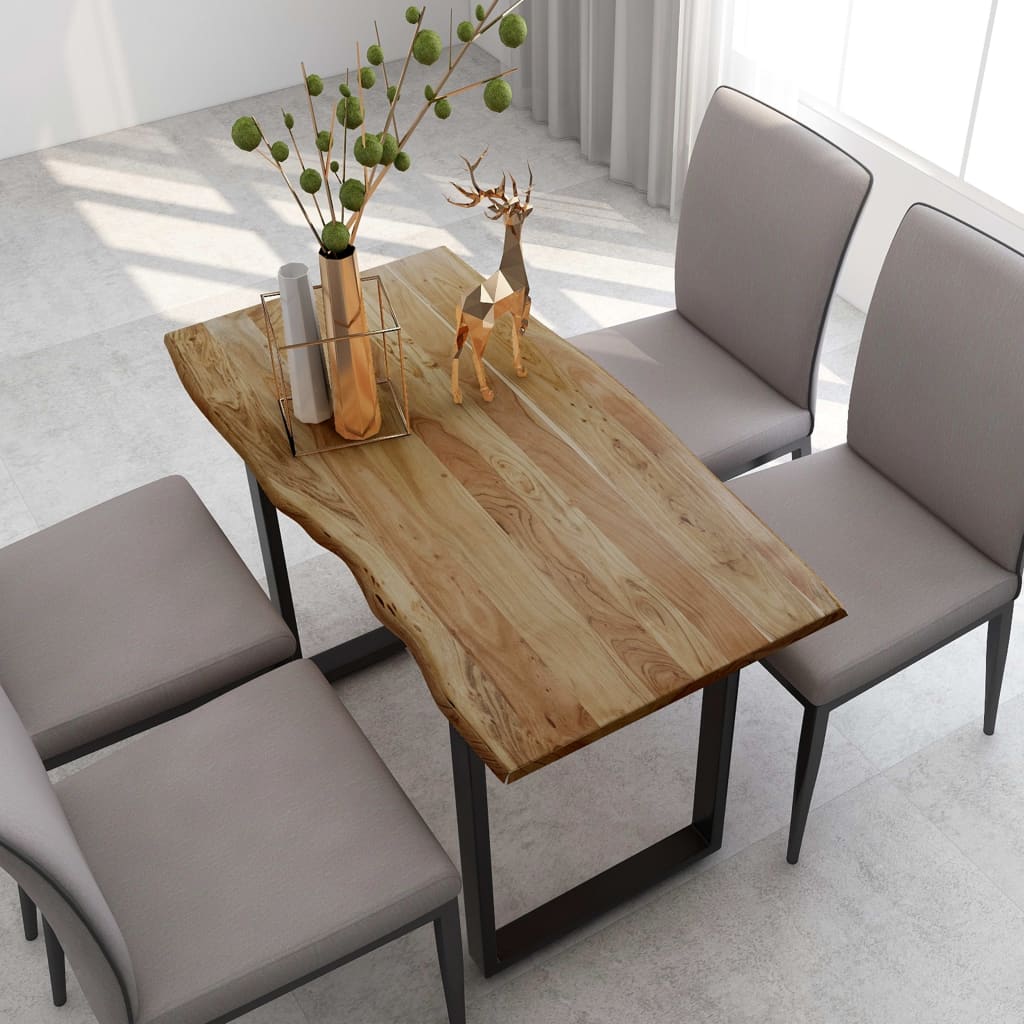 Dining table 110x50x76 cm solid acacia wood