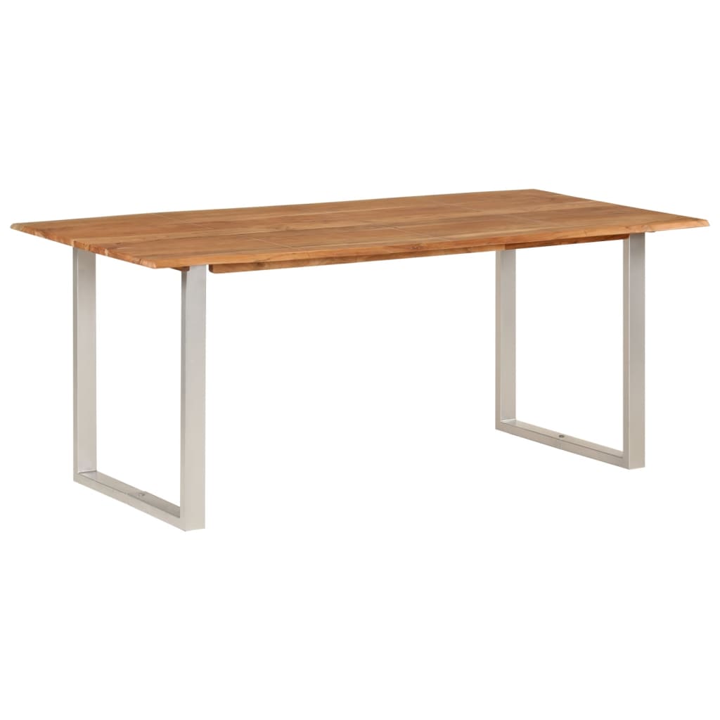 Dining table 110x50x76 cm solid acacia wood