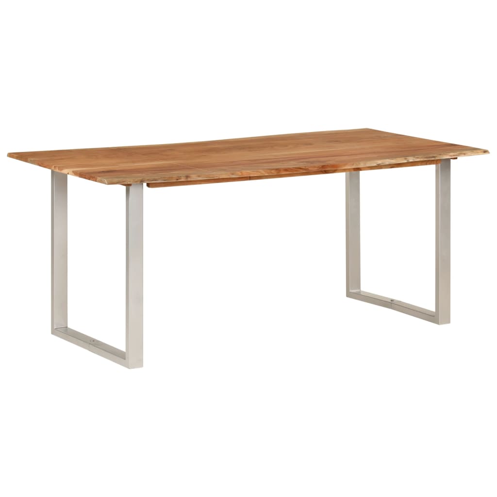 Dining table 110x50x76 cm solid acacia wood