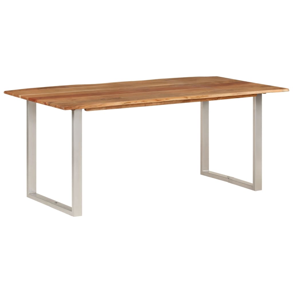 Dining table 110x50x76 cm solid acacia wood