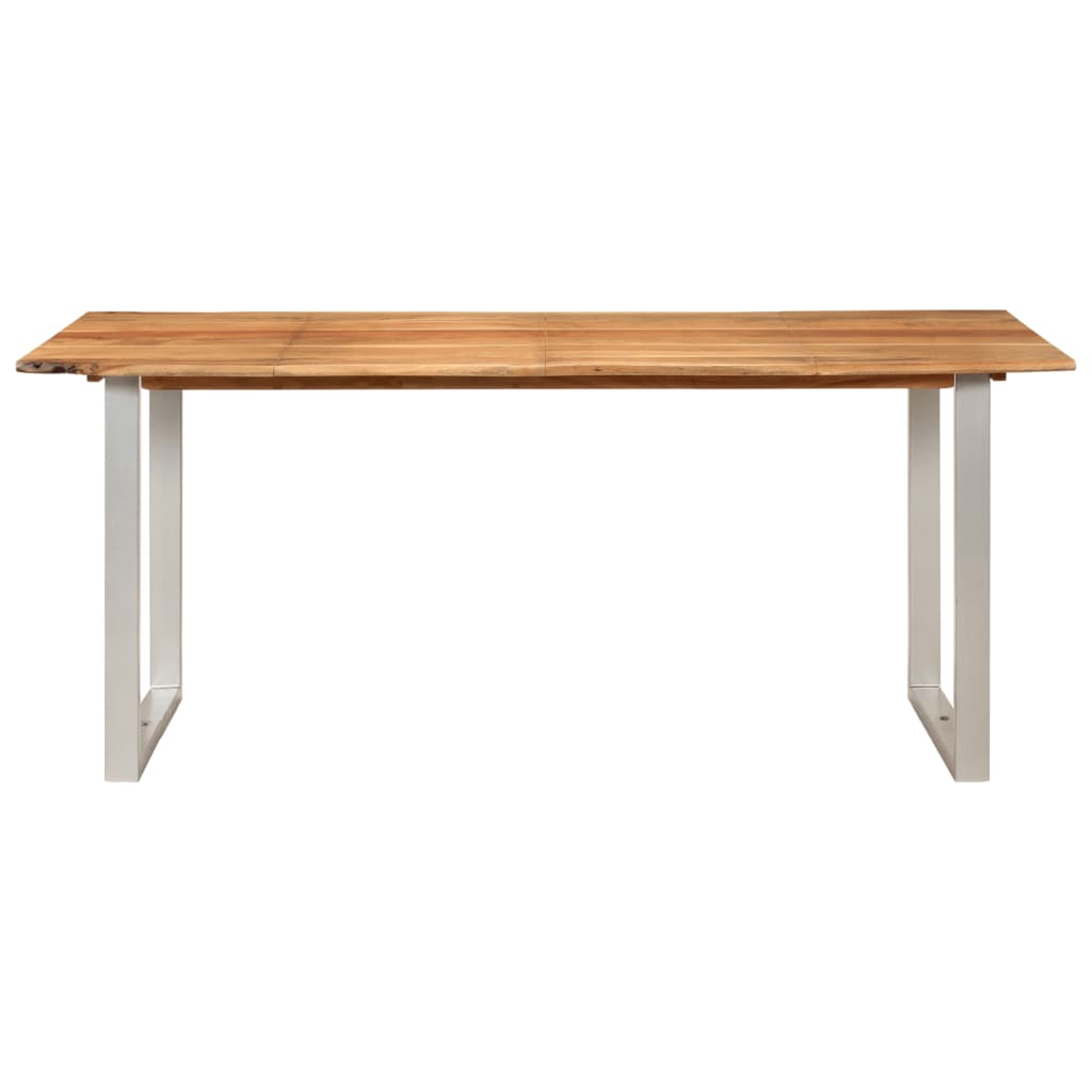 Dining table 110x50x76 cm solid acacia wood