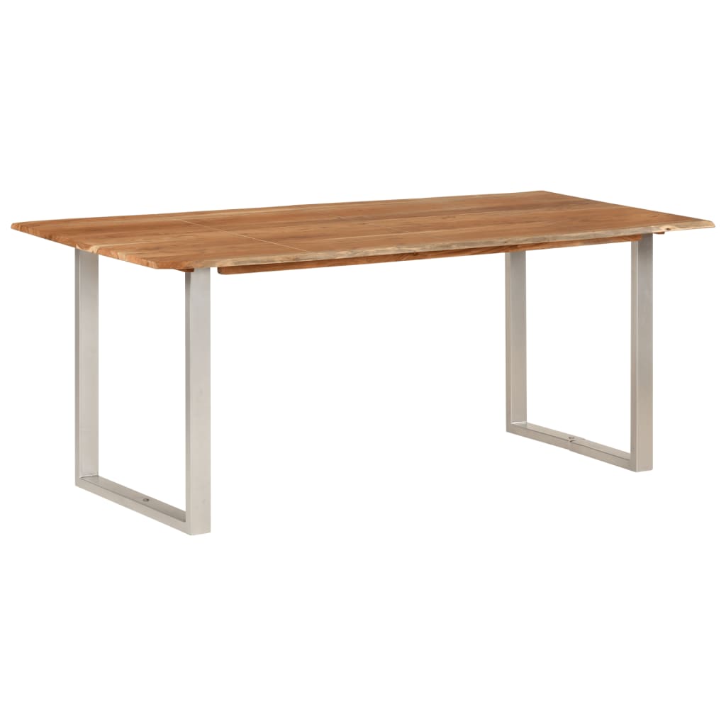 Dining table 110x50x76 cm solid acacia wood