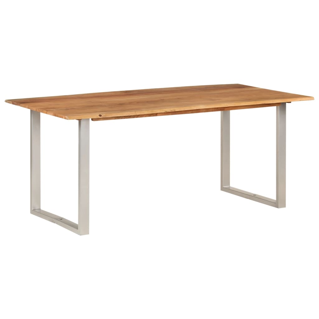 Dining table 110x50x76 cm solid acacia wood