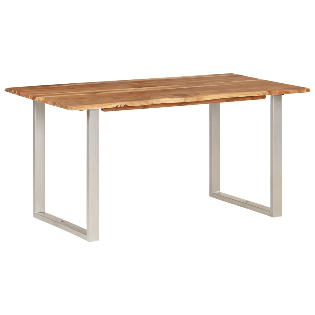 Dining table 110x50x76 cm solid acacia wood