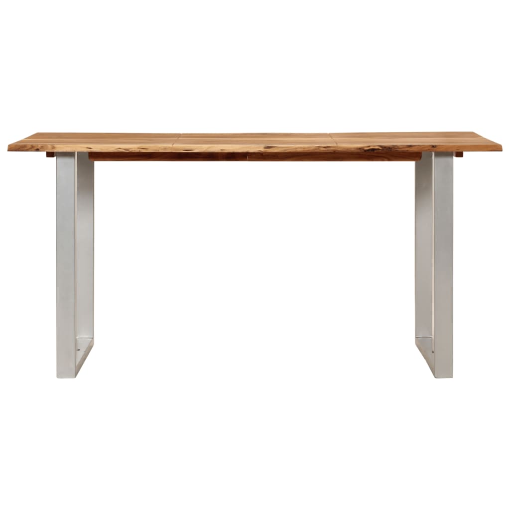 Dining table 110x50x76 cm solid acacia wood