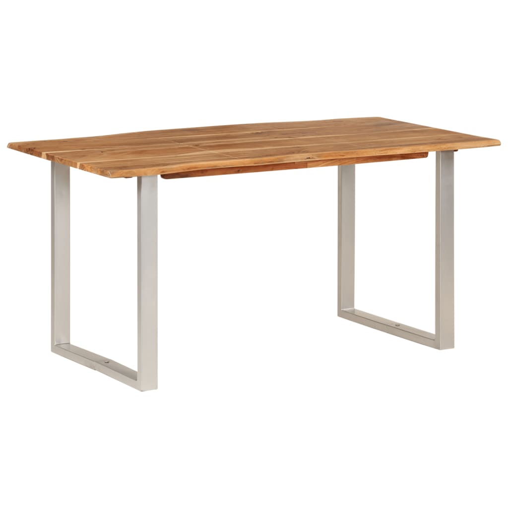 Dining table 110x50x76 cm solid acacia wood