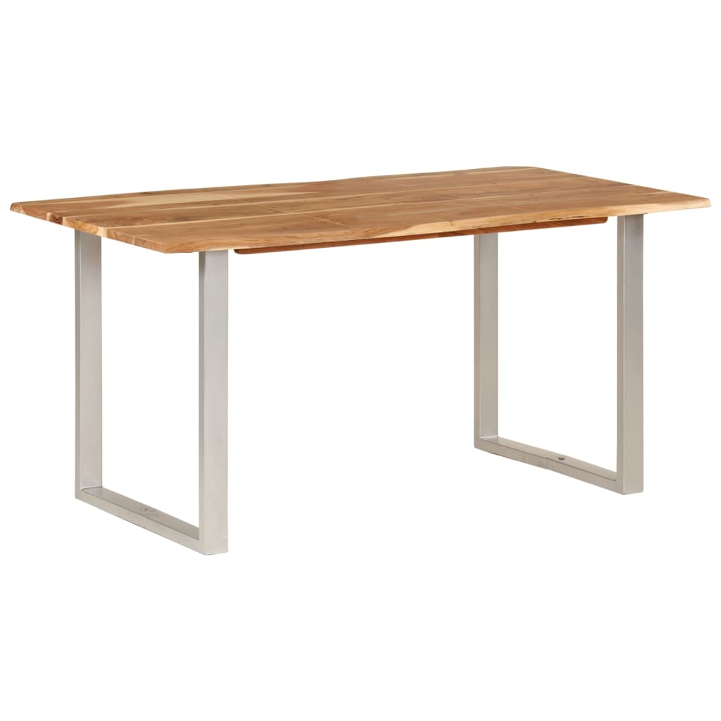 Dining table 110x50x76 cm solid acacia wood