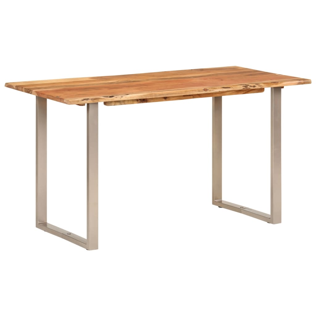 Dining table 110x50x76 cm solid acacia wood