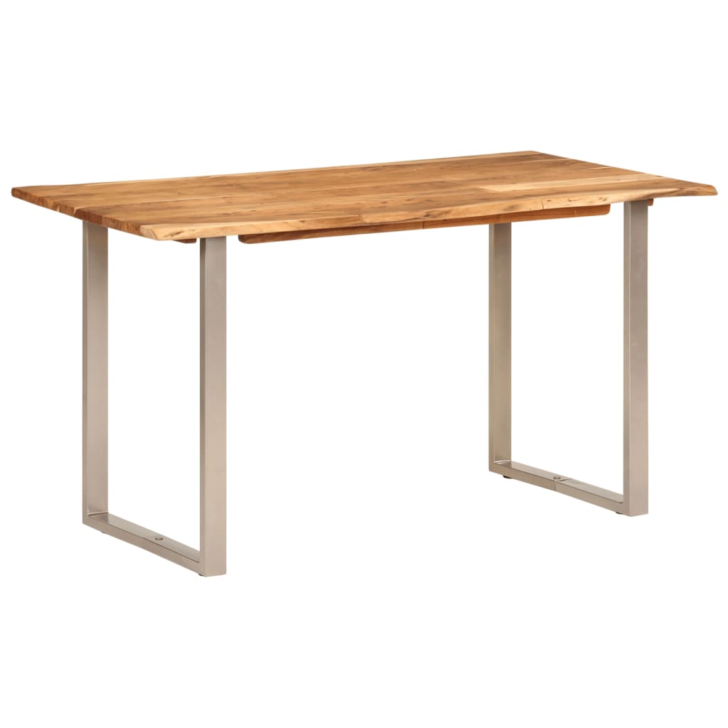 Dining table 110x50x76 cm solid acacia wood