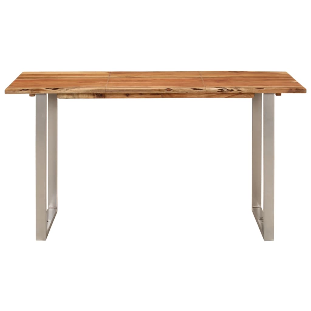 Dining table 110x50x76 cm solid acacia wood