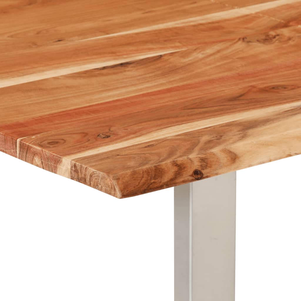 Dining table 110x50x76 cm solid acacia wood