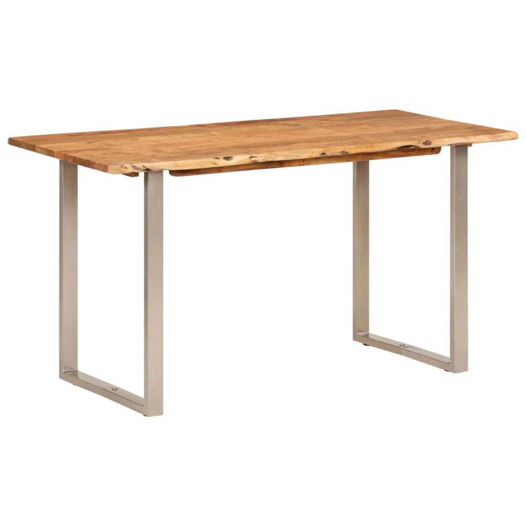 Dining table 110x50x76 cm solid acacia wood