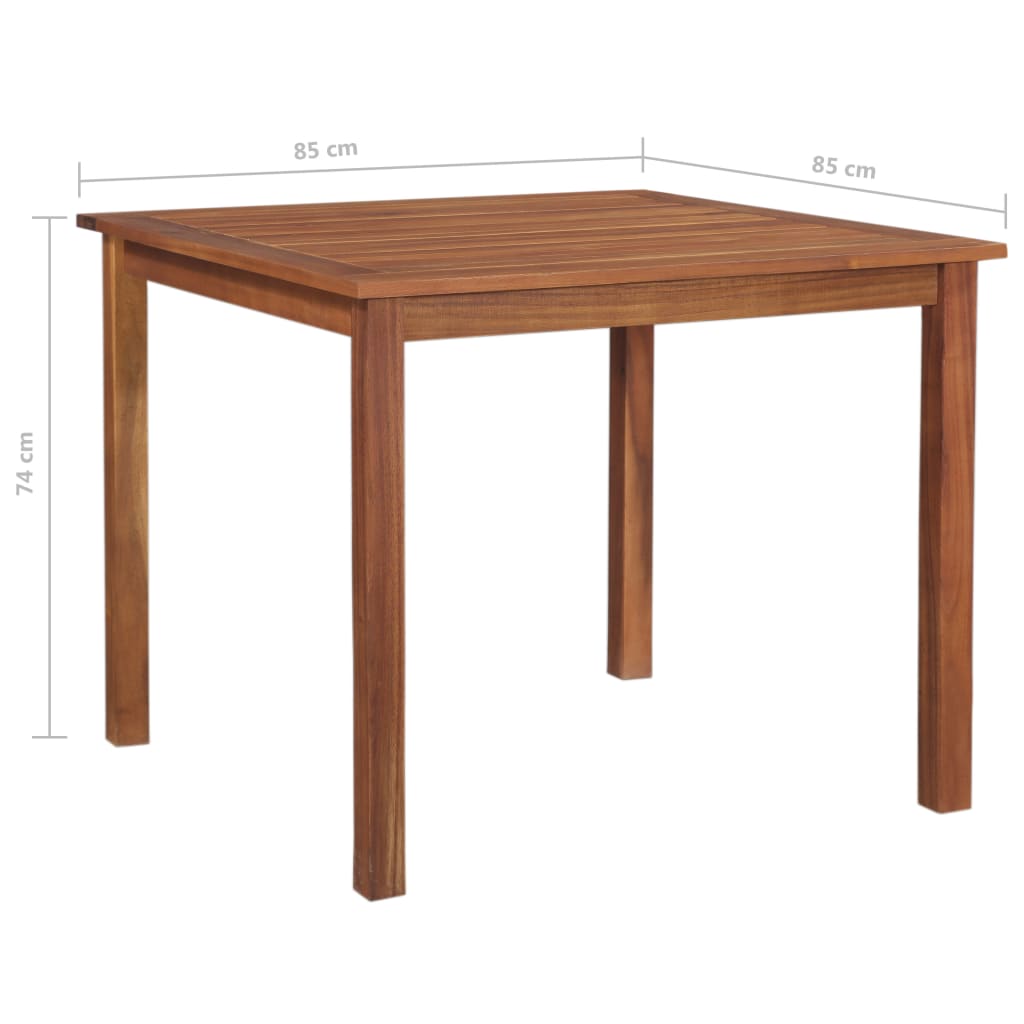 Tuintafel 110x55x75 cm massief acaciahout