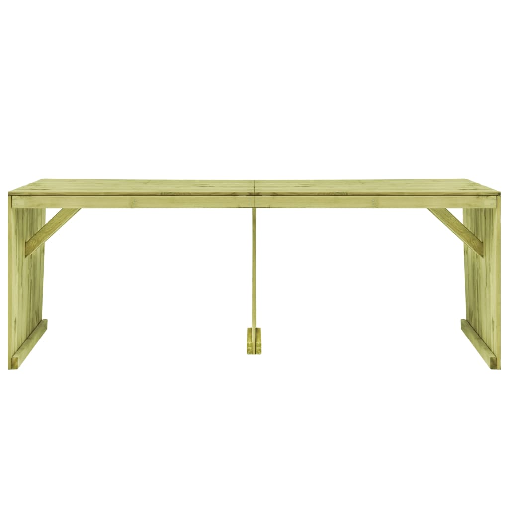 Tuintafel 220x101,5x80 cm geïmpregneerd grenenhout