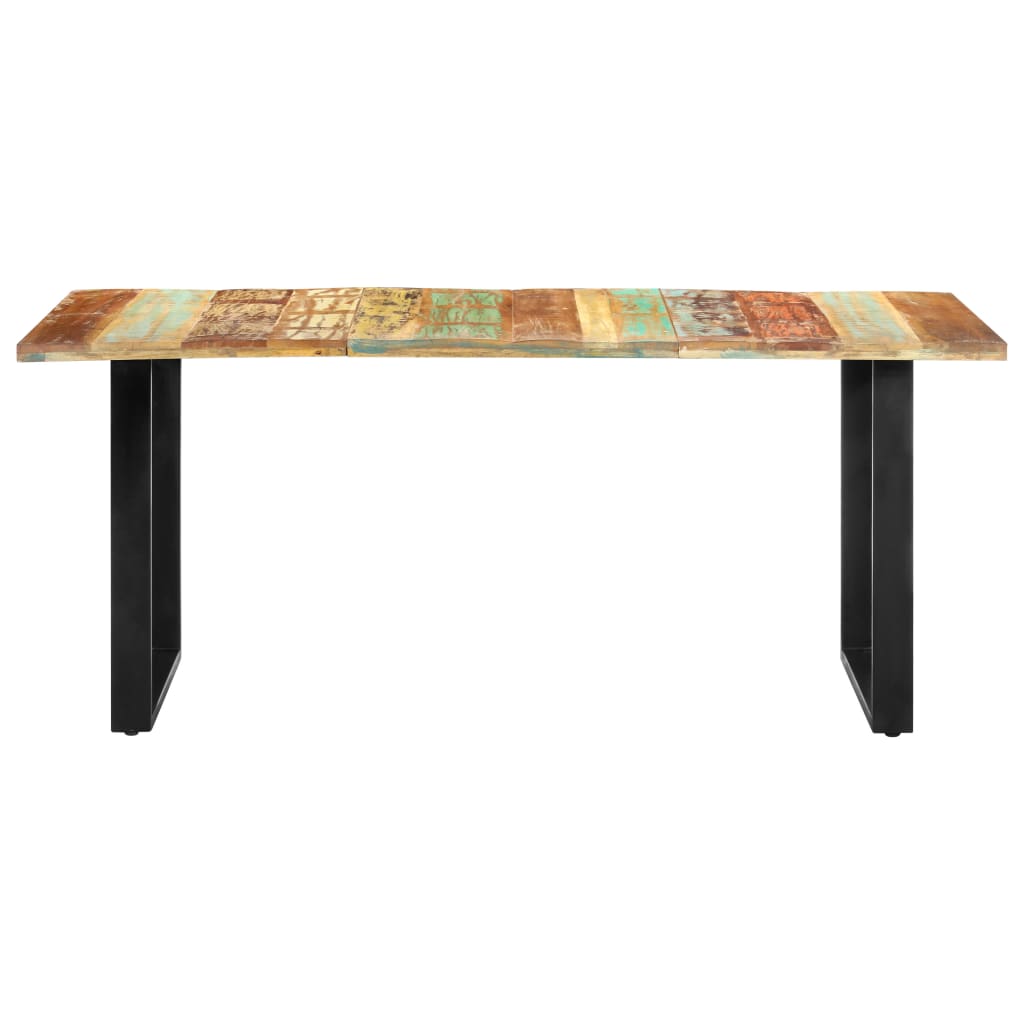 Eettafel 180x90x76 cm massief gerecycled hout