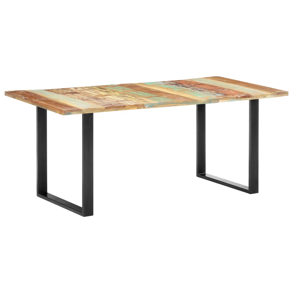 Eettafel 180x90x76 cm massief gerecycled hout