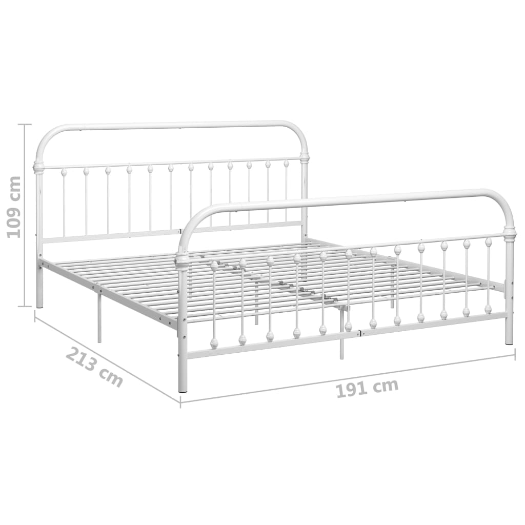 Bedframe metaal 90x200 cm