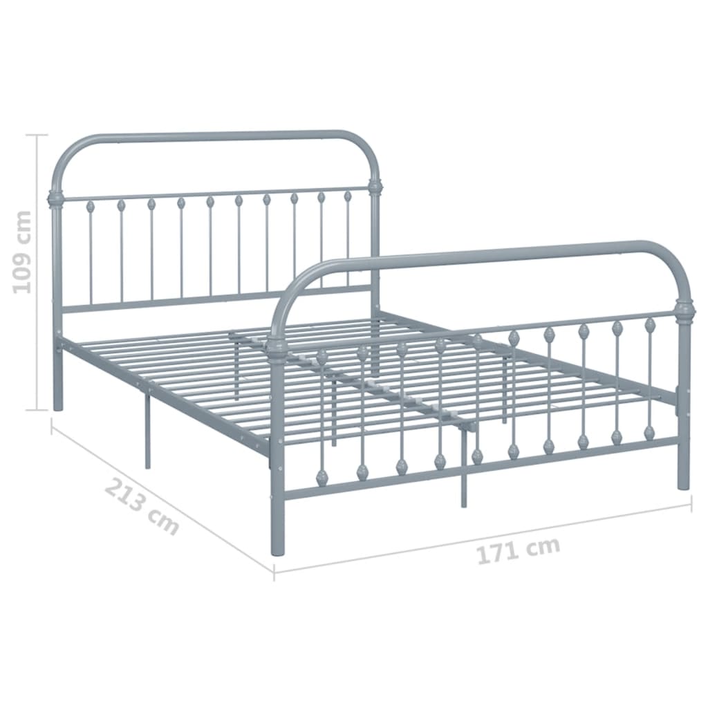 Bedframe metaal 90x200 cm