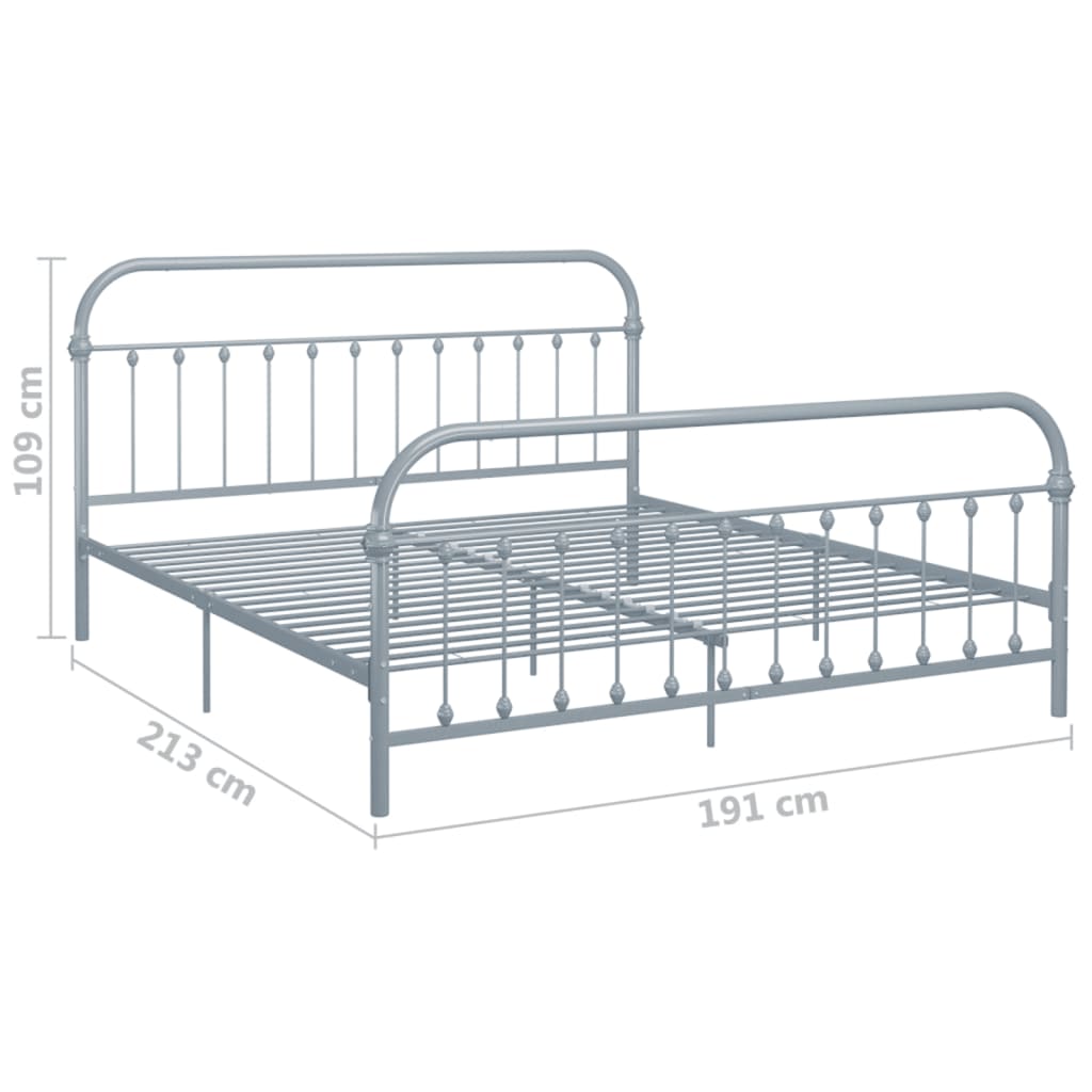 Bedframe metaal 90x200 cm