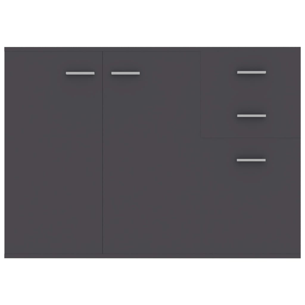 Dressoir 105x30x75 cm bewerkt hout eikenkleurig