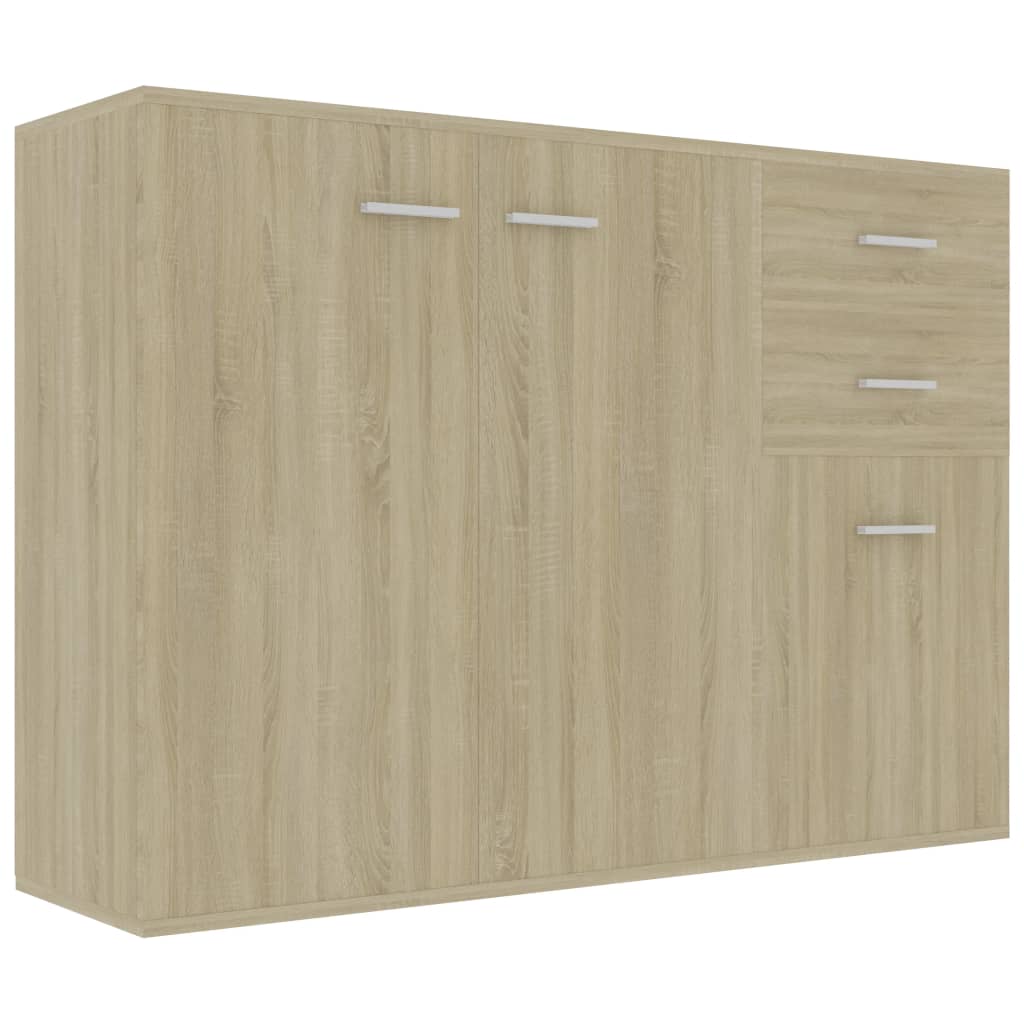 Dressoir 105x30x75 cm bewerkt hout