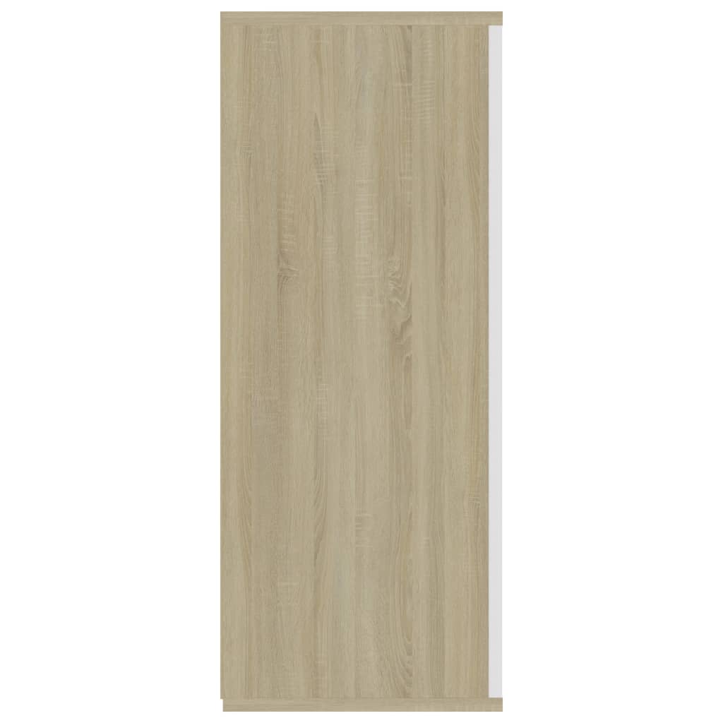 Dressoir 105x30x75 cm bewerkt hout eikenkleurig