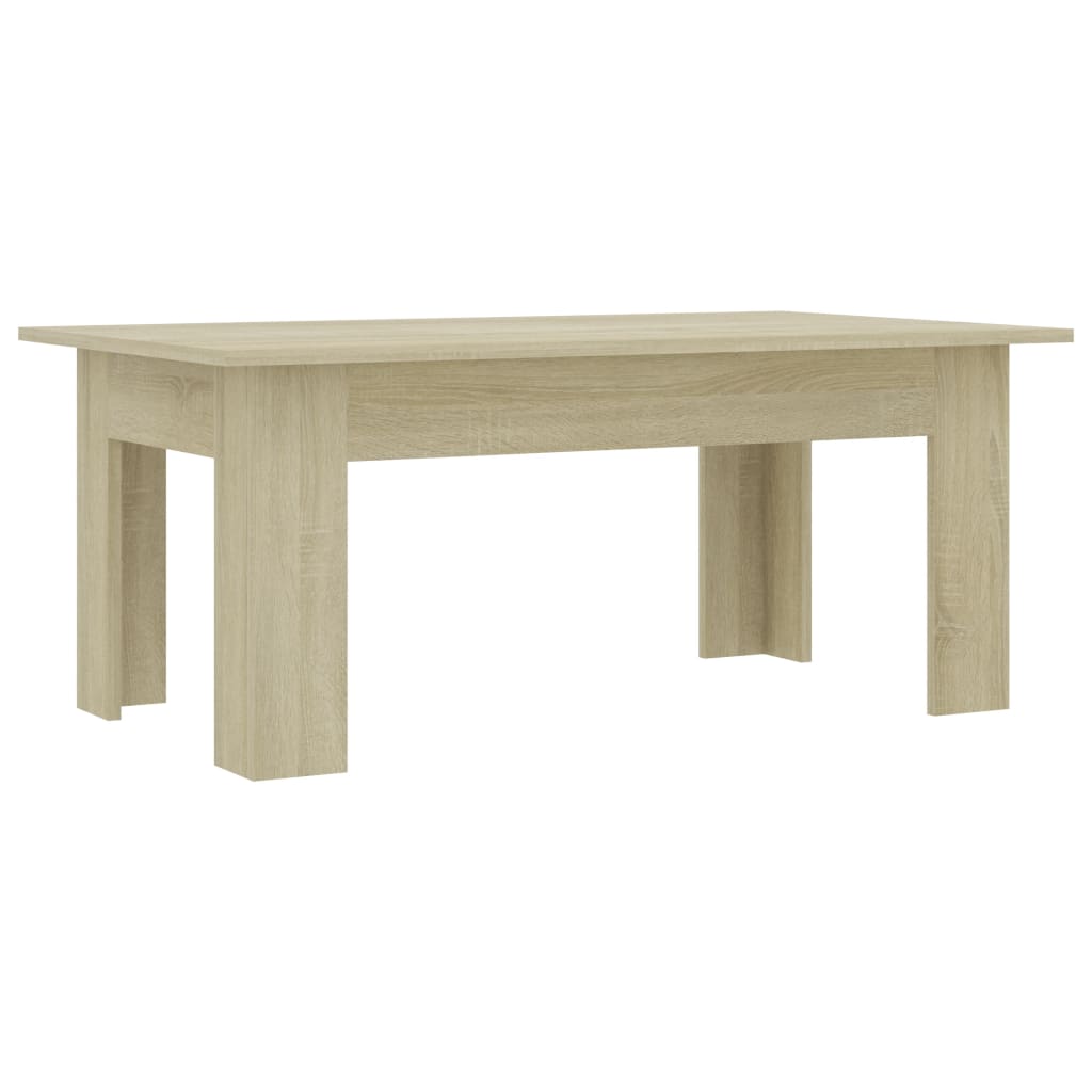 Salontafel 100x60x42 cm bewerkt hout